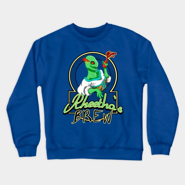 Rheetha's Brew Crewneck Sweatshirt by Kbutzkorner